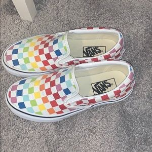 checkered VANS